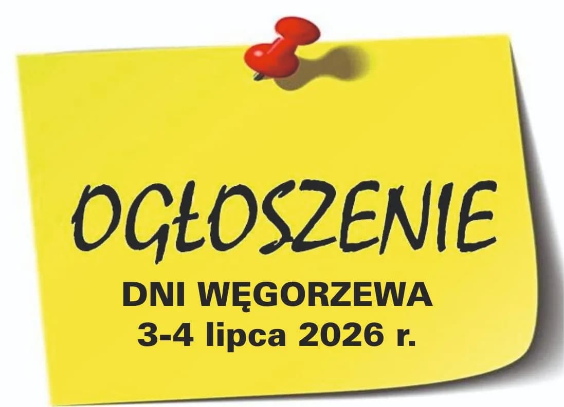 Ogłoszenie – Dni Węgorzewa 2026