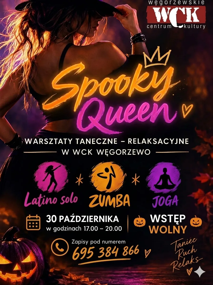 warsztaty taneczno-relaksacyjne Spooky Queen
