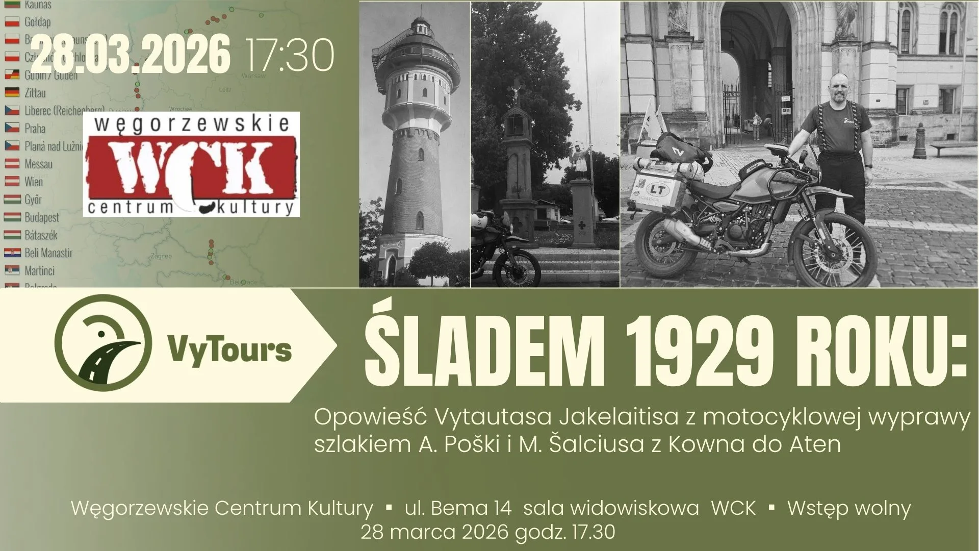 Śladem 1929 roku - spotkanie z podróżnikiem Vytautasem Jakelaitisem
