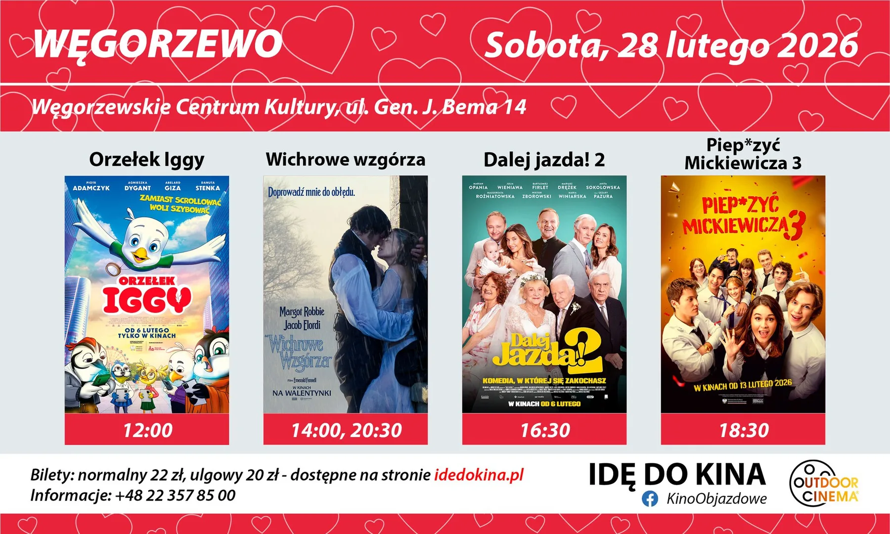 Objazdowe kino w Węgorzewie